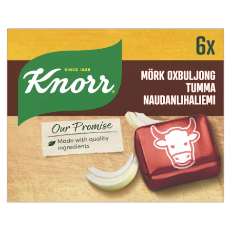 Cubitos de caldo de res oscuro Knorr - 60 gramos