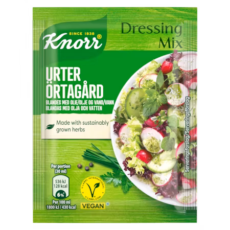 Knorr Dressing Mix, Örtagård – 3x8 Gramm