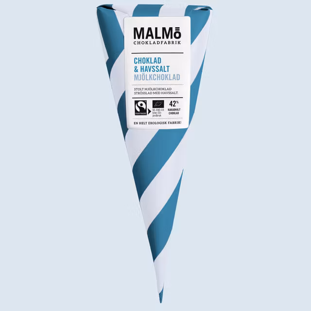 Malmö Chokladfabrik Chocolade & Zeezout 44% - 90 gram
