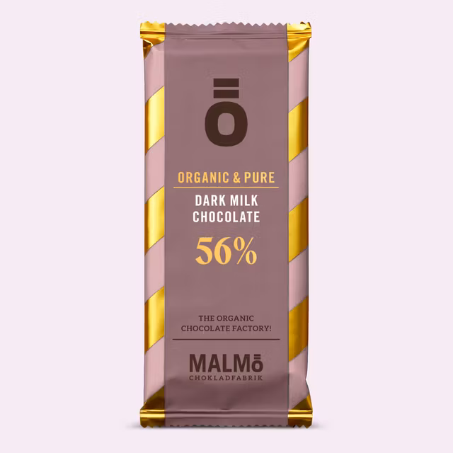Malmö Chokladfabrik Latte Fondente 56% - 55 grammi