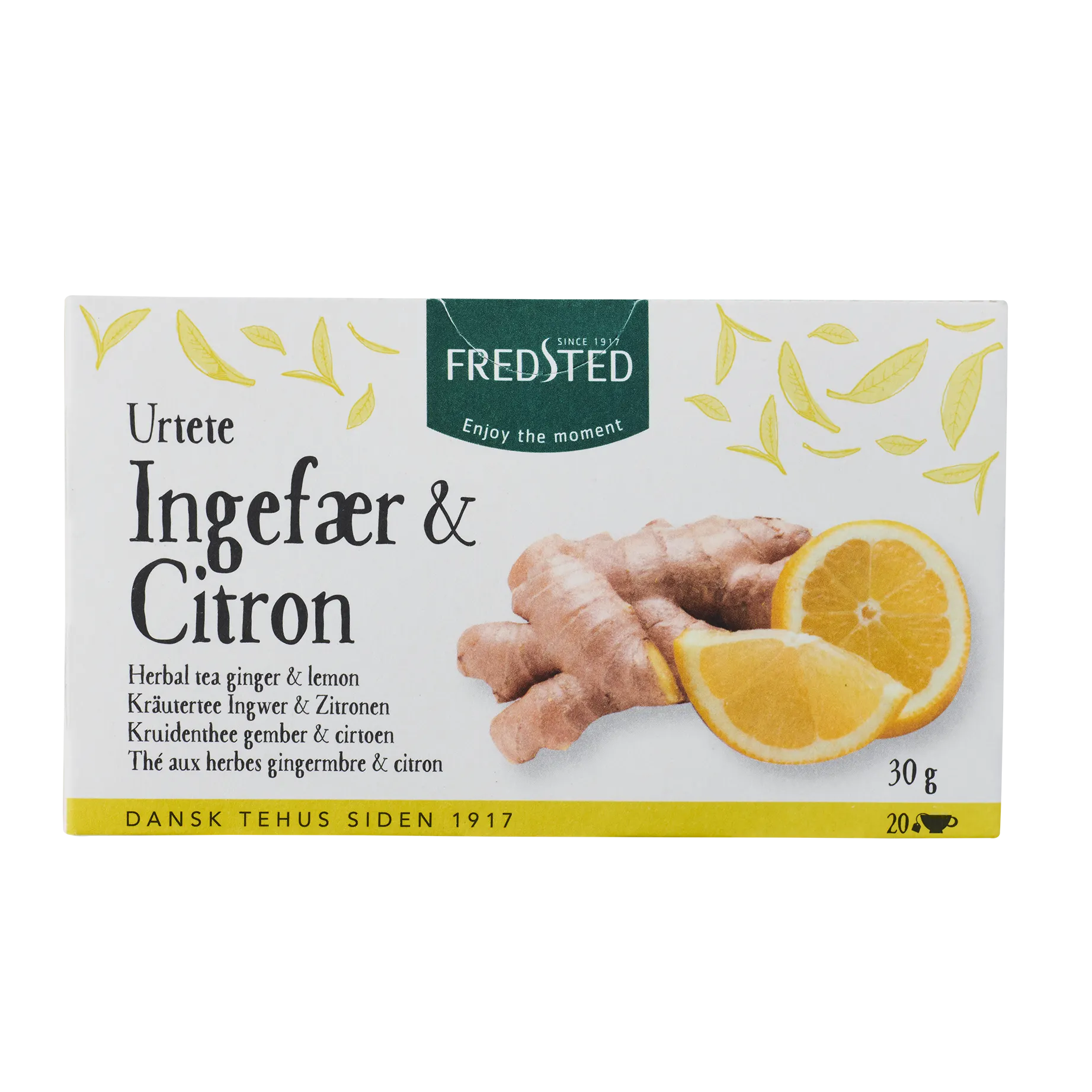 Fredsted herbal tea with Ginger & Lemon - 20 bags - Scandinavian