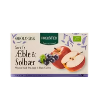 Fredsted eco black tea with Apple & Blackcurrant - 16 bags