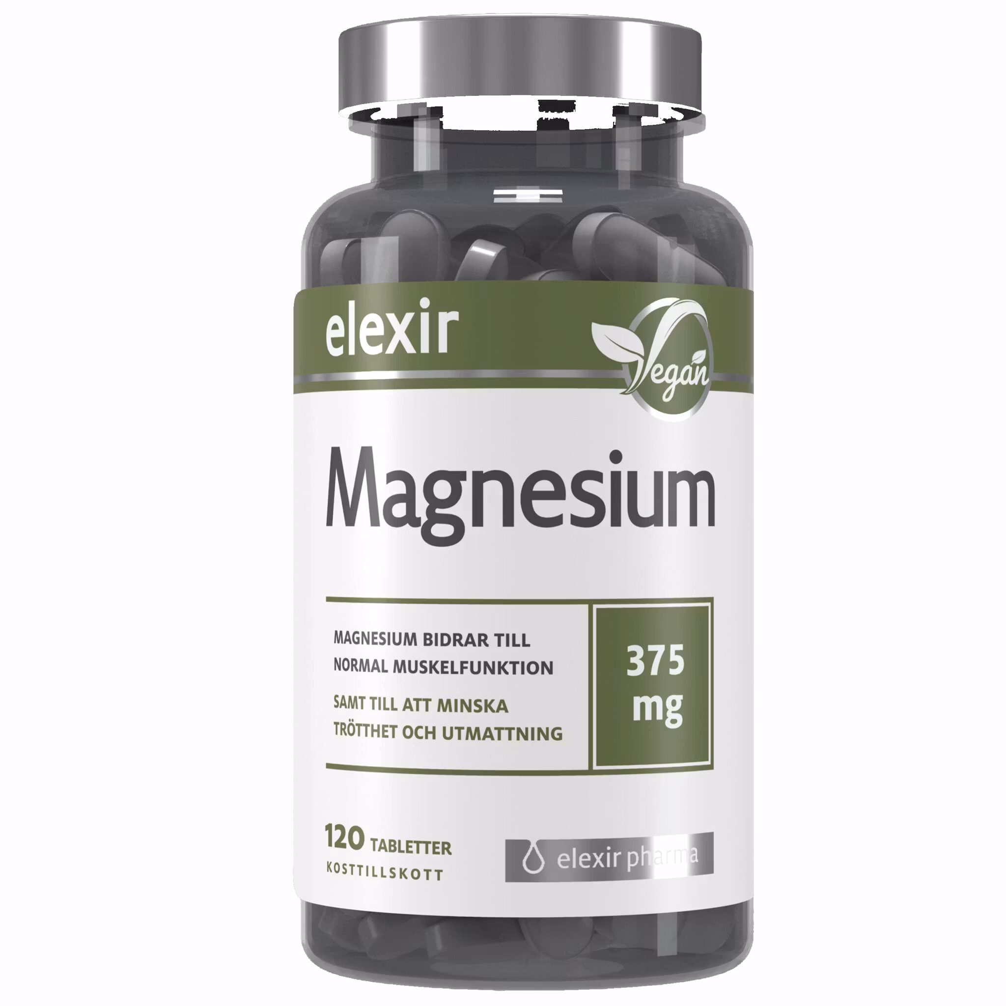 Elexir Pharma Magnésium 375 mg - 120 comprimés