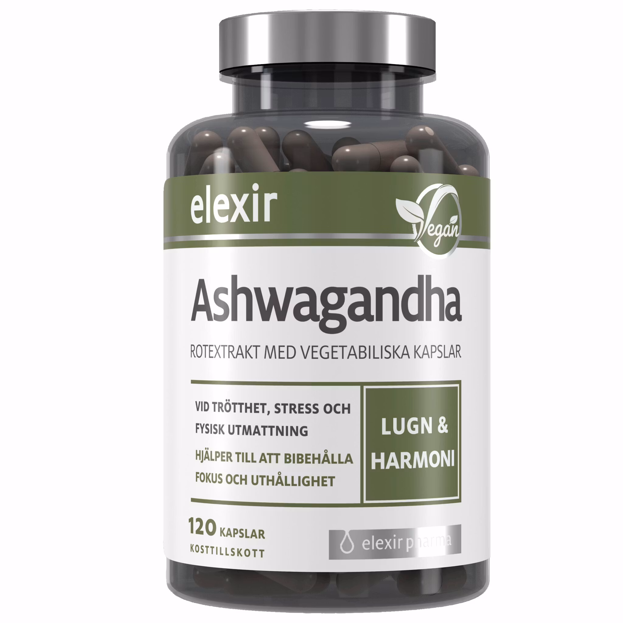 Elexir Pharma Ashwaganda - 120 gélules