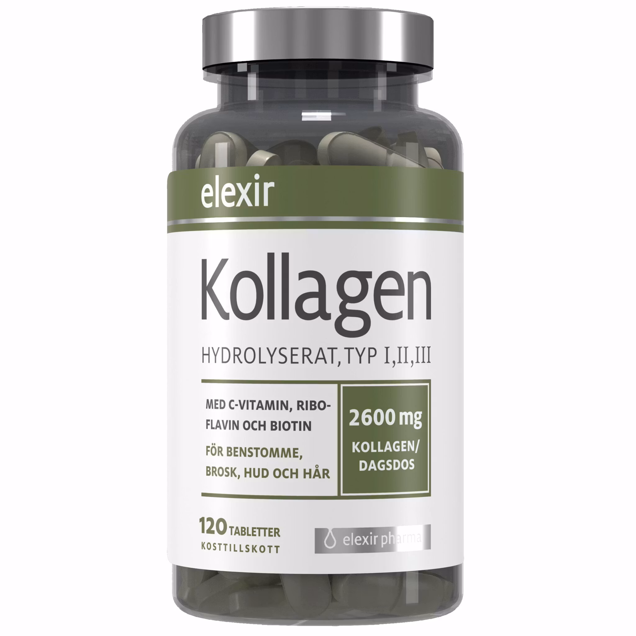Elexir Pharma Kolagen - 120 tabletek