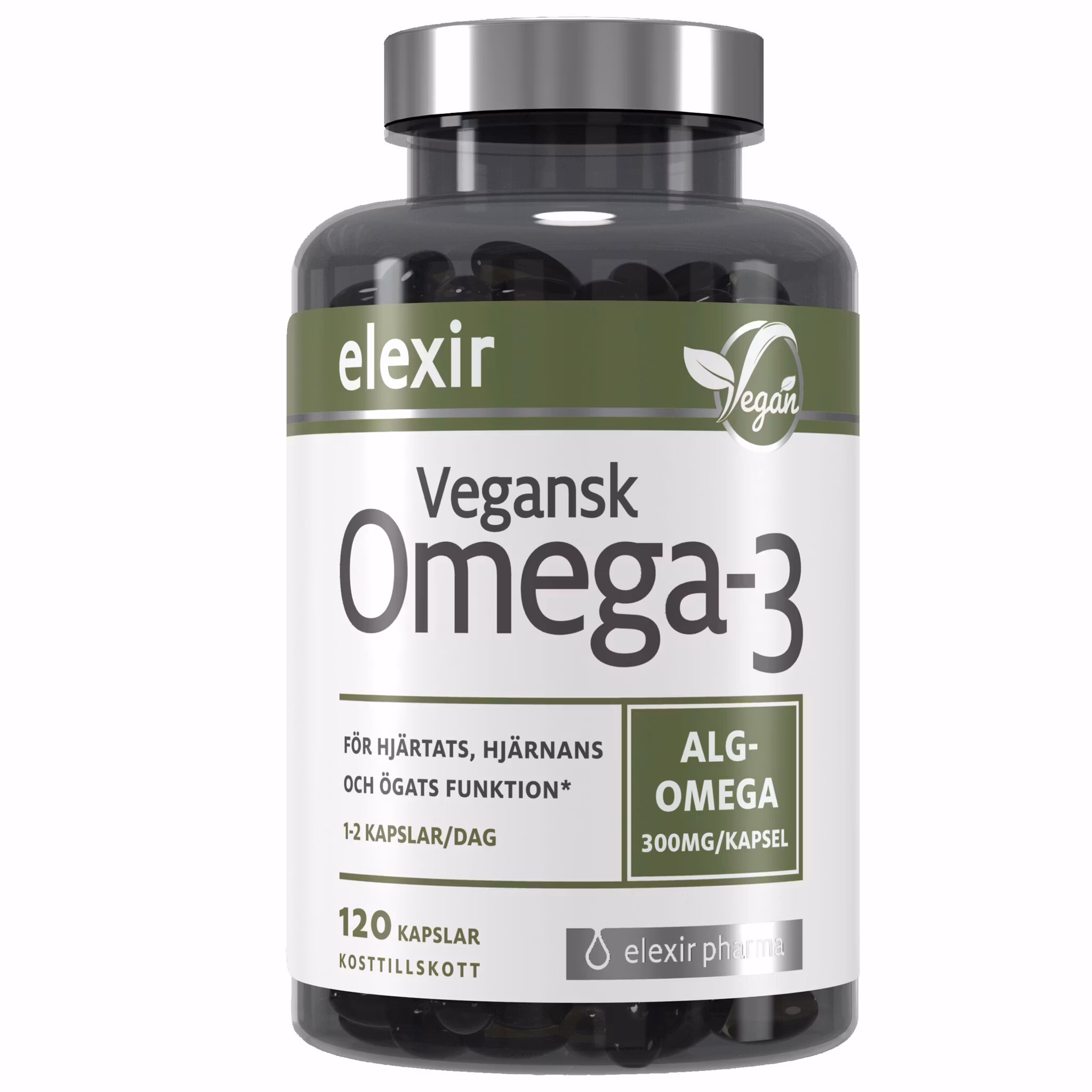 Elexir Pharma Oméga-3 Vegan - 120 gélules