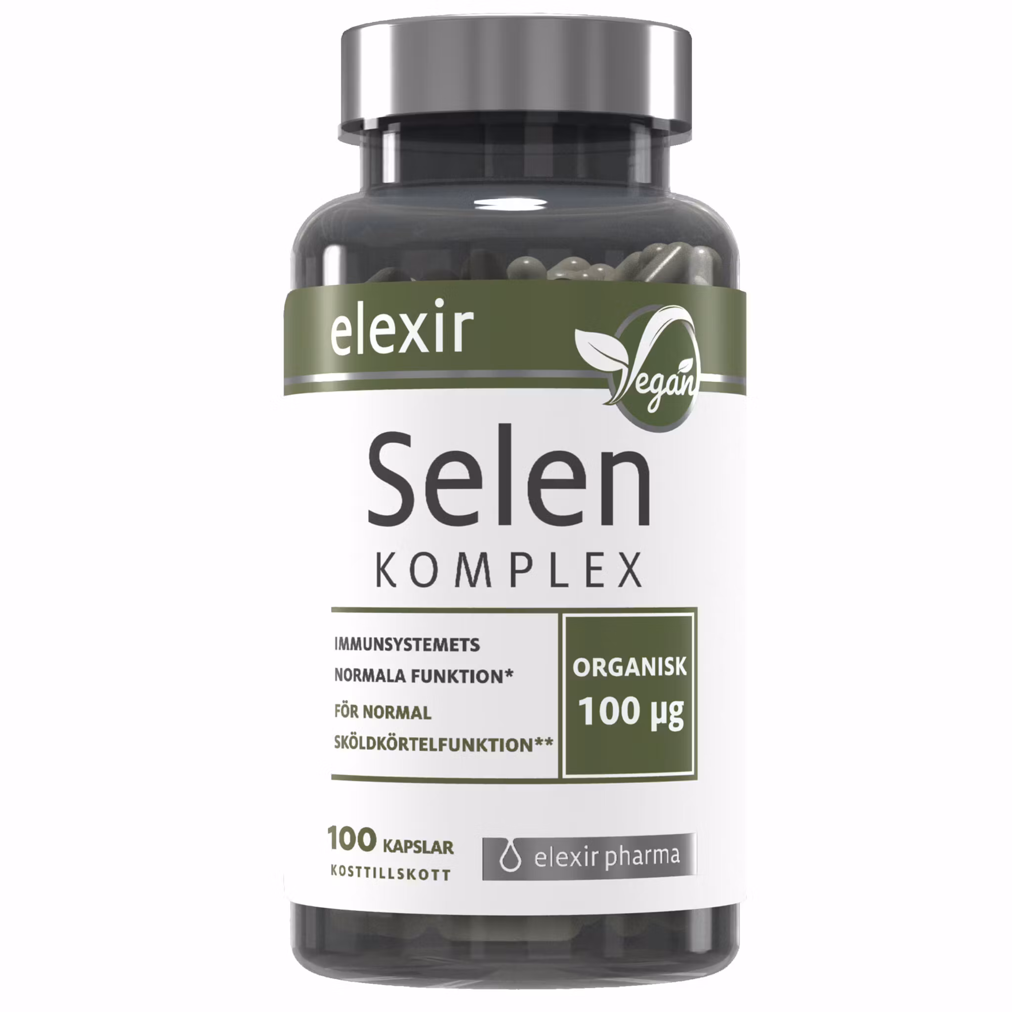 Complejo de selenio Elexir Pharma - 100 cápsulas