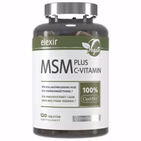 Elexir Pharma MSM plus vitamin C - 120 tablets