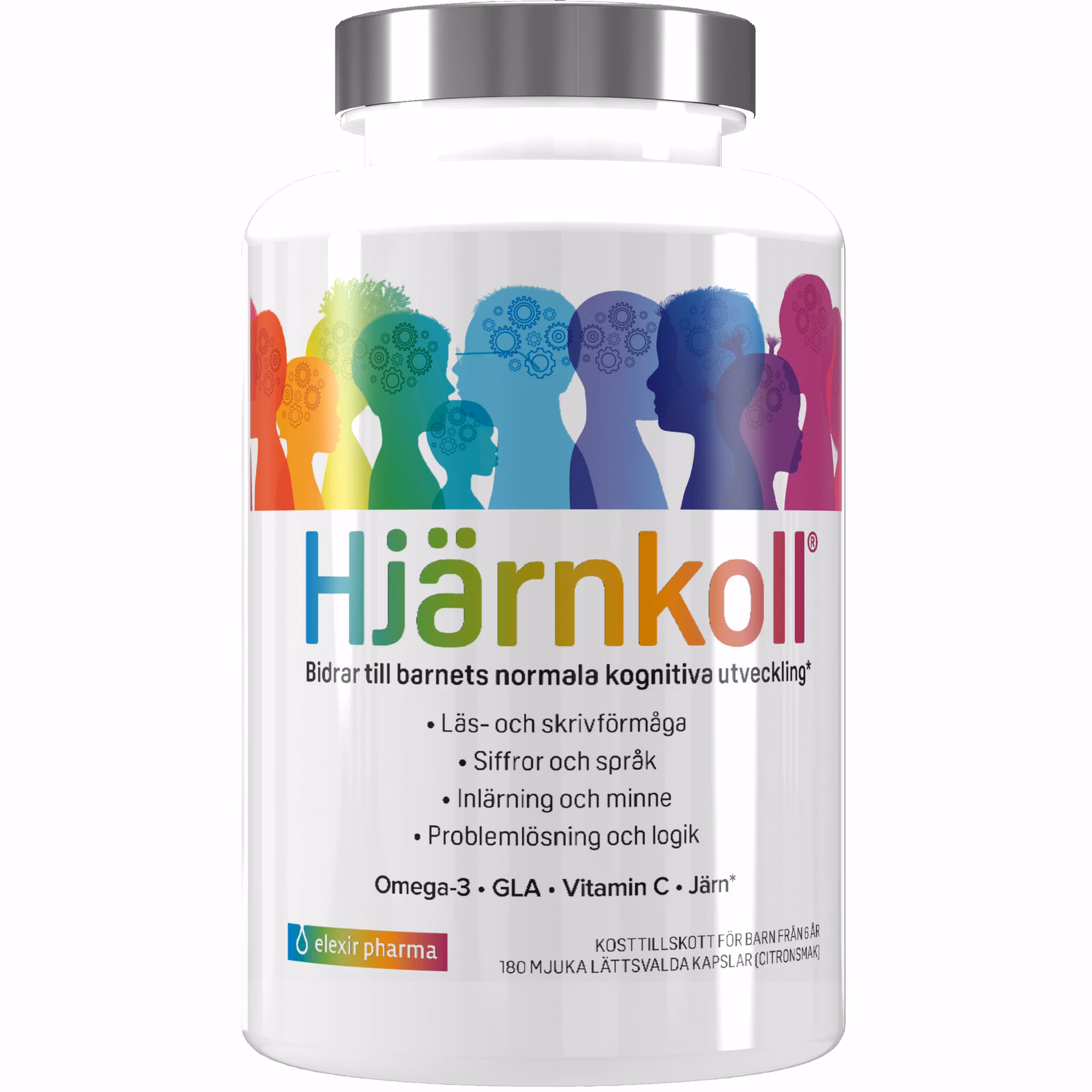 Elexir Pharma "Hjärnkoll" - 180 gélules