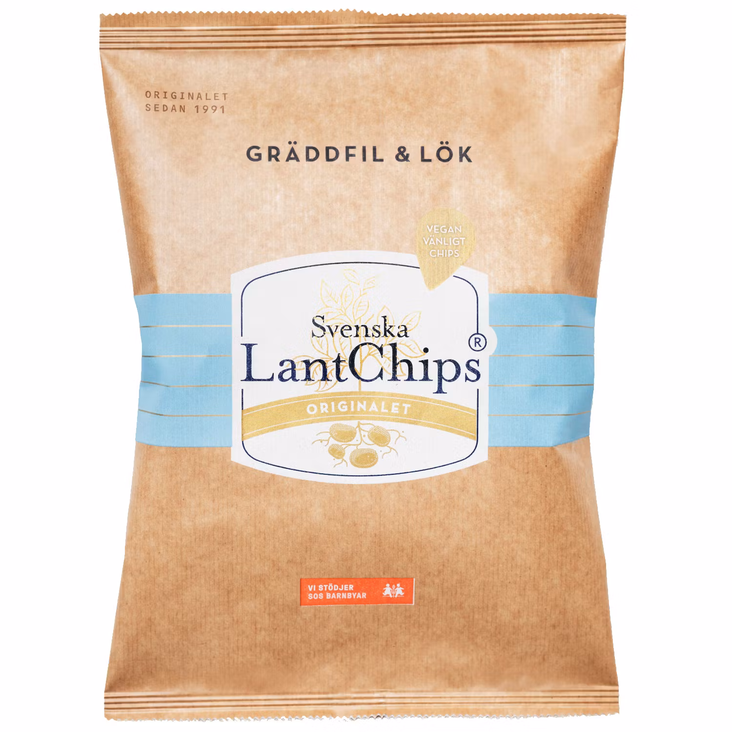 Svenska Lantchips Sourcream & Onion - 200 grams