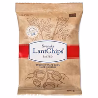 Svenska Lantchips Salted, Organic - 100 grams