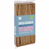 Garant Organic Knäckesticks, Sesame and Sea Salt - 150 grams