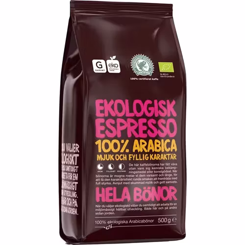 Garant Luomu espressopavut - 500 grammaa