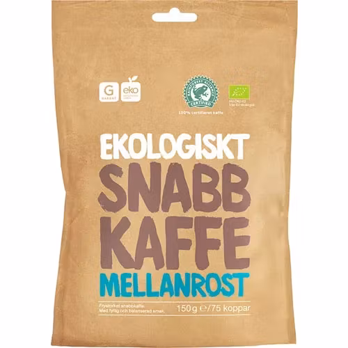 Garant Organic Instant Coffee, Medium roast - 150 grams