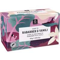 Garant Tea, Rhubarb & Vanilla - 20 bags