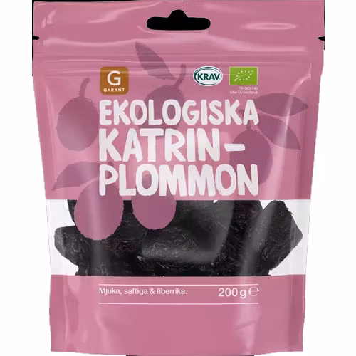 Ciruelas pasas ecológicas Garant - 200 gramos