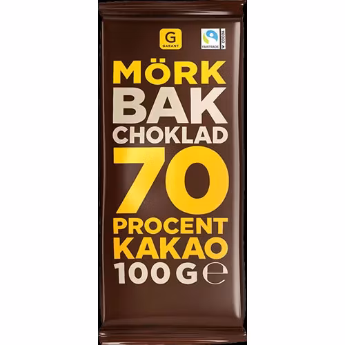 Garant Dark Baking Chocolate 70% - 200 grams