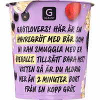 Garant Porridge Cup, Berries - 65 grams