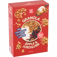 Garant Granola, Apple & Strawberry - 425 grams