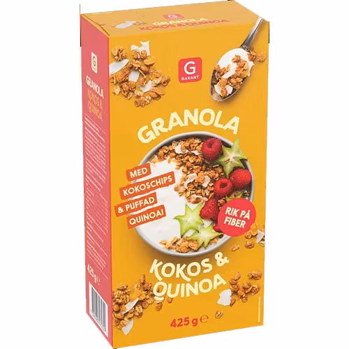 Garant Granola Coconut & Quinoa - 425 grams