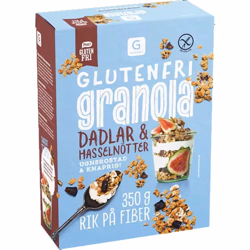 Garant Gluten-free granola dates & hazelnuts - 350 grams
