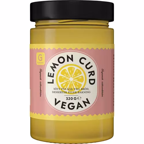 Crema de limón vegana Garant - 320 gramos