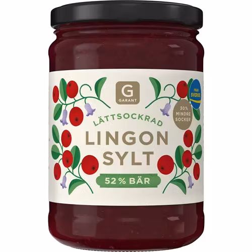 Garant Leicht gezuckerte Preiselbeerkonfitüre - 365 Gramm