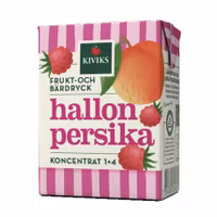 Kiviks Raspberry & Peach Drink Concentrate - 2 dl