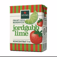 Kiviks Strawberry Lime Drink Concentrate - 2 dl