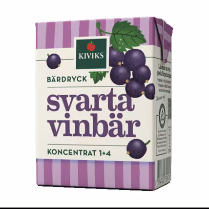 Kiviks Black Currant Drink Concentrate - 2 dl