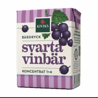 Kiviks Black Currant Drink Concentrate - 2 dl