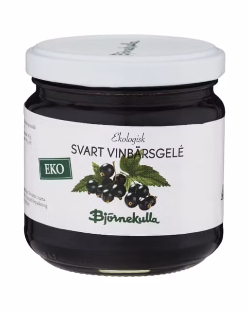 Björnekulla Bio-Gelee aus schwarzen Johannisbeeren – 225 Gramm