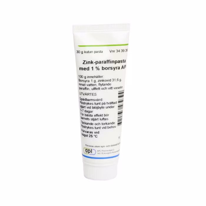 Pasta de parafina-zinc con ácido bórico APL, pasta cutánea 1% - 30 gr