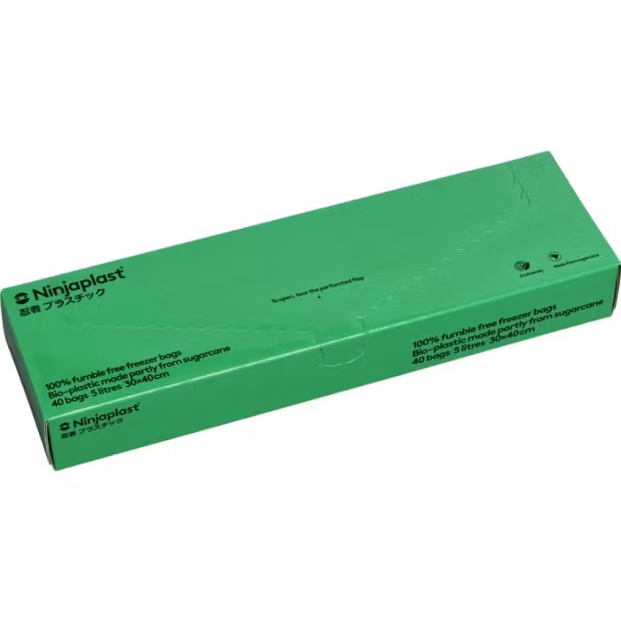 Ninjaplast Freezer bags bioplastic 5 liters - 40 pcs