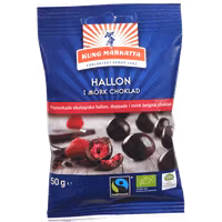 Kung Markatta Raspberries in Dark Chocolate - 50 grams