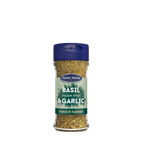 Condimento italiano de albahaca y ajo de Santa María - 41 gramos