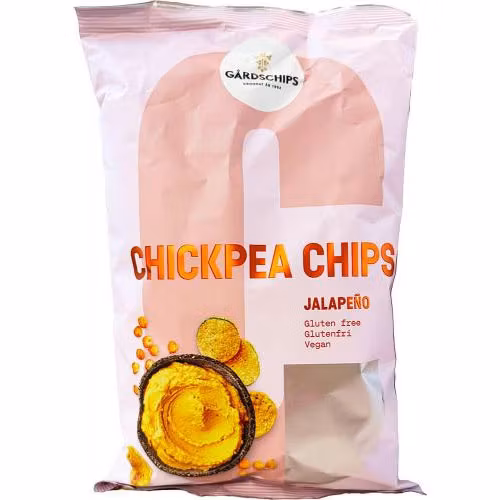 Gårdchips Kichererbsenchips, Jalapeño - 90 Gramm