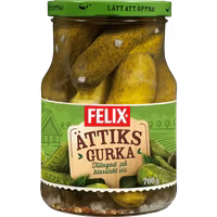 Felix Whole "Ättiksgurka", Pickled Cucumber - 460 grams