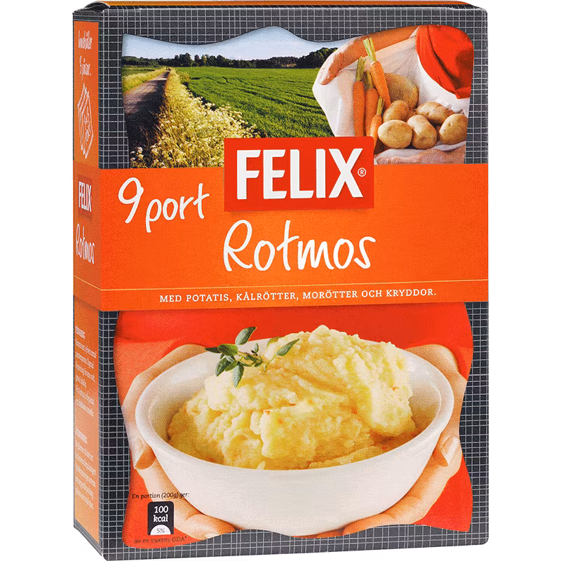 Puré instantáneo de verduras de raíz Felix - 285 gramos