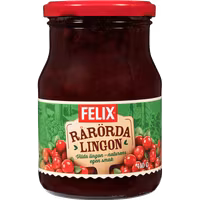 Felix "Rårörda" (Raw Stirred) Lingonberries - 400 grams
