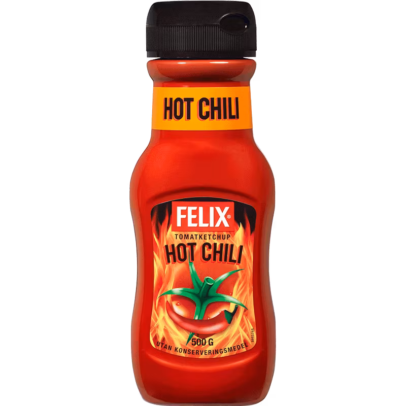 Felix Ketchup, Hot Chili - 500 grams