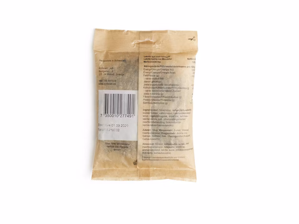 Kolsvart Salt + Sea Salt - 120 grams