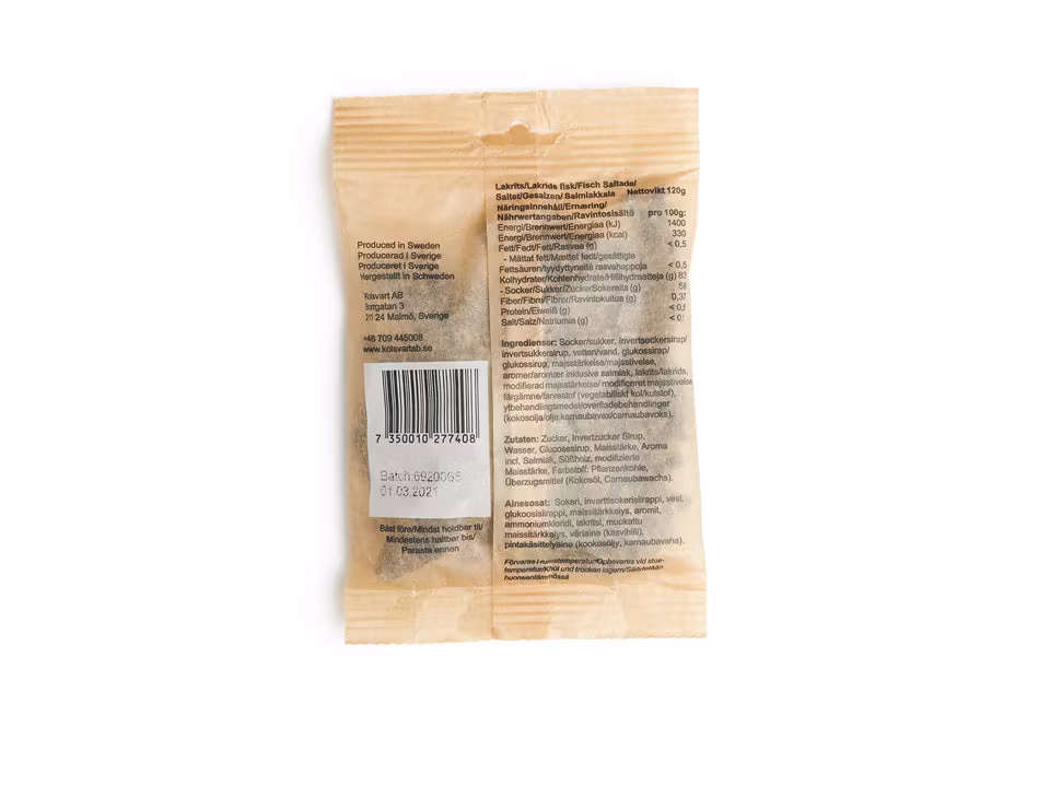 Pescado salado Kolsvart - 120 gramos