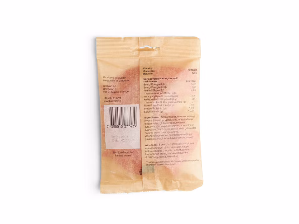 Pescado con frambuesa Kolsvart - 120 gramos