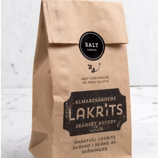 Almaregården Salty Licorice - 150 grams