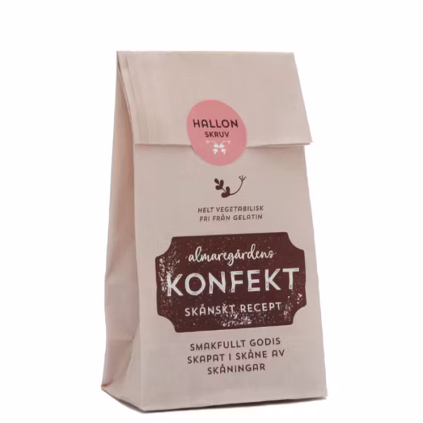 Almaregården Raspberry Twists - 150 grams