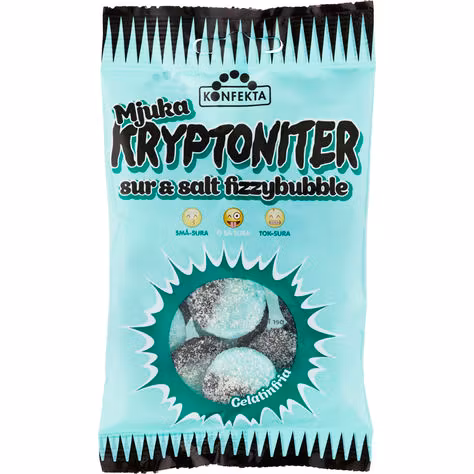 Konfekta "Kryptoniter", soft and fizzy - 65 grams