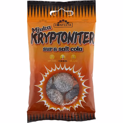 Konfekta "Kryptoniter", refresco de cola - 65 gramos