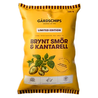 Gårdschips Browned Butter &  Chanterelle - 150 grams