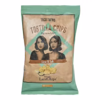 Svenska Lantchips Taco Twins, Lime & Salt - 120 grams